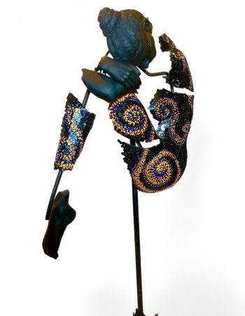 Ballet's Whisper metal sculpture by Nathan Goodman