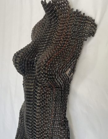 Grace's Chains - metal sculpture by Nathan Goodman