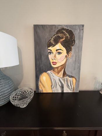 Audrey painting